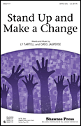 Stand up and Make a Change SATB choral sheet music cover